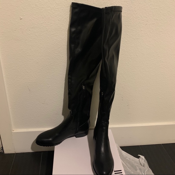 Bar III faux leather over the knee boots - Picture 6 of 7